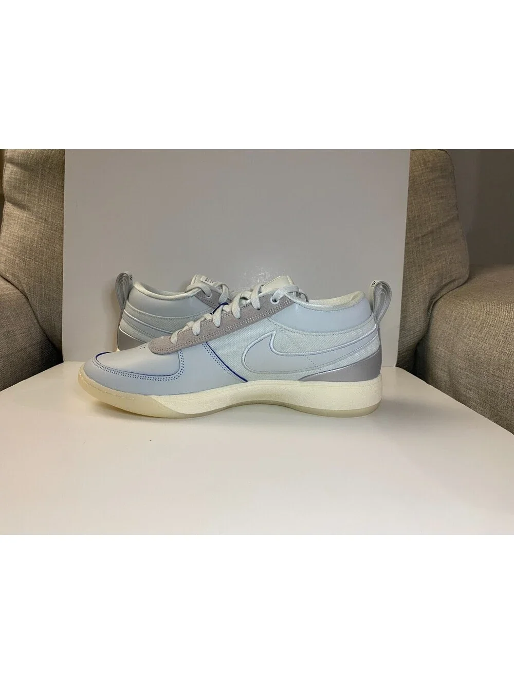 Nike Book 1 IH0889-001 Mens Sneaker 11 Moss Point Gray Leather Basketball Shoes